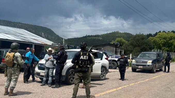 Refuerza Célula BOI acciones de seguridad en la región serrana por aire y tierra