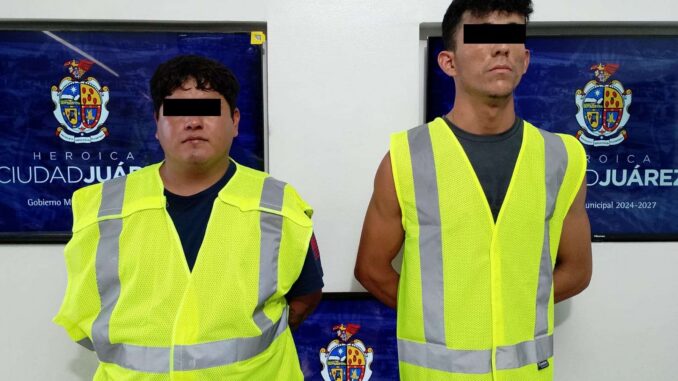 Detienen a dos por incendiar una camioneta
