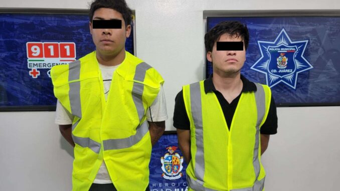 Tras persecución detienen a 5 con arma de fuego