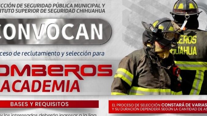 Abre Municipio las últimas convocatorias para formar policías y bomberos de esta administración
