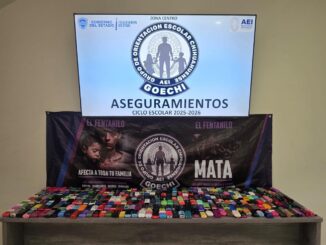 Aseguró GOECHI Zona Centro 344 vapeadores durante el ciclo escolar 2025-2026