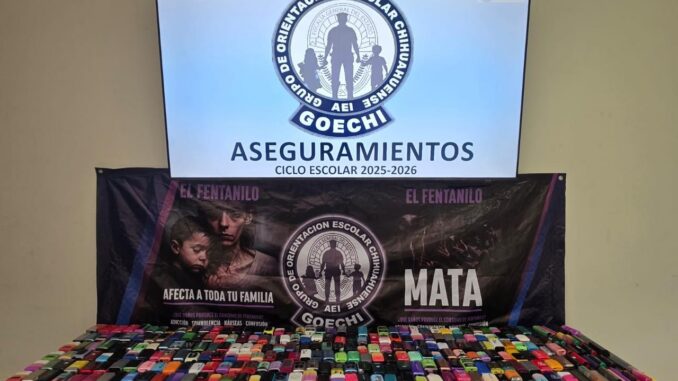Aseguró GOECHI Zona Centro 344 vapeadores durante el ciclo escolar 2025-2026