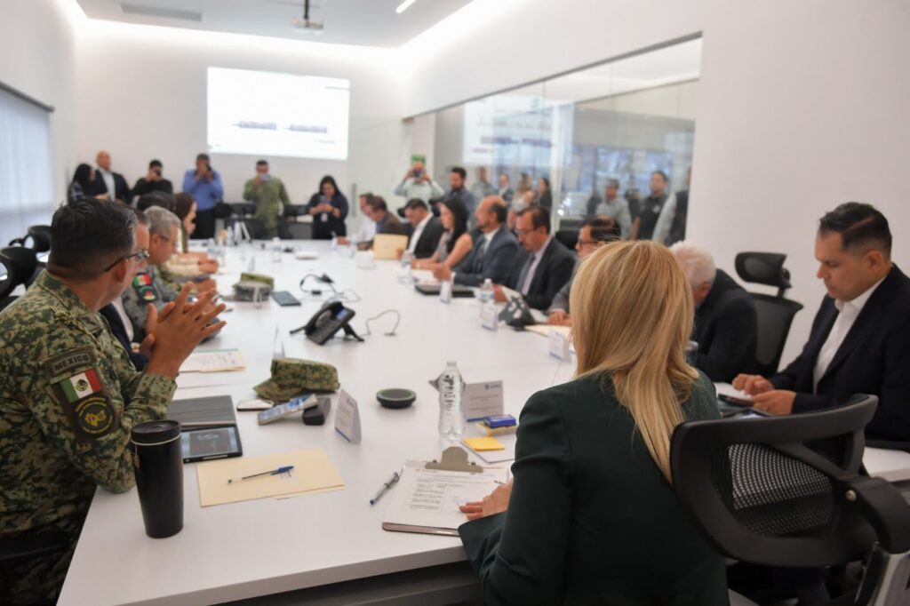 Maru Campos preside Mesa de Seguridad en la ciudad de Cuauhtémoc
