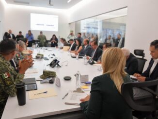 Maru Campos preside Mesa de Seguridad en la ciudad de Cuauhtémoc