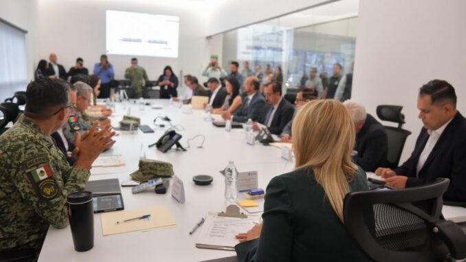 Maru Campos preside Mesa de Seguridad en la ciudad de Cuauhtémoc