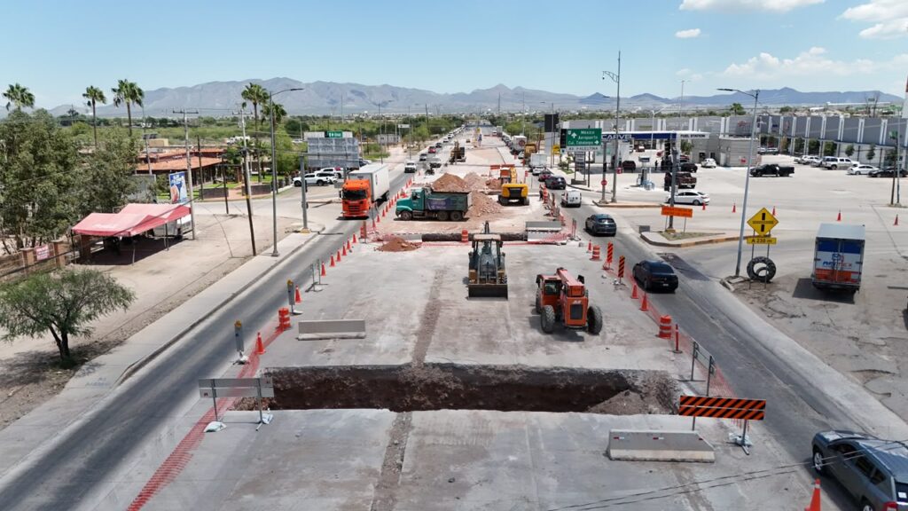 Informa SCOP sobre rutas alternas por trabajos del Paso Superior en avenida Palestina