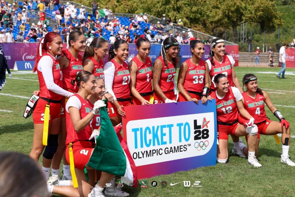 Chihuahuenses celebran bronce mundial de Flag Football y boleto a Juegos Olímpicos 2028