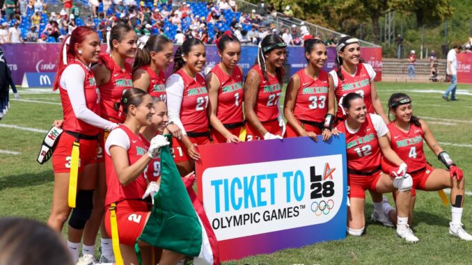 Chihuahuenses celebran bronce mundial de Flag Football y boleto a Juegos Olímpicos 2028