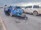 Motociclista resulta lesionado tras impactar contra camioneta en Fuentes Mares