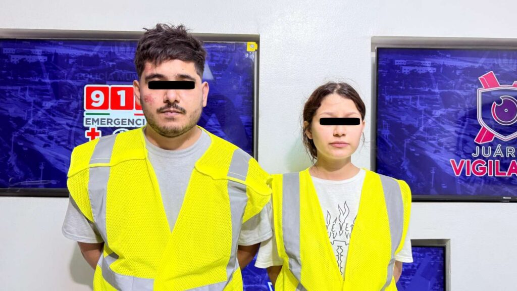 Detienen a pareja con 10 kilos de mariguana