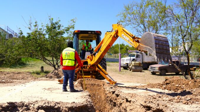 Inicia Municipio construcción de salón de usos múltiples en Parque Loma Dorada