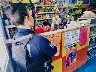 Refuerza policía municipal presencia en escuelas, colonias y comercios