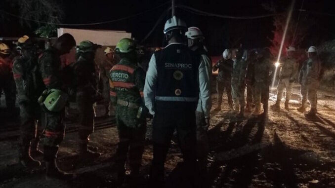 Más de 300 elementos se suman a la búsqueda de los mineros atrapados en Sinaloa