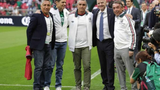 Gianni Infantino y Emilio Azcárraga presentes en la reapertura del Estadio Banorte