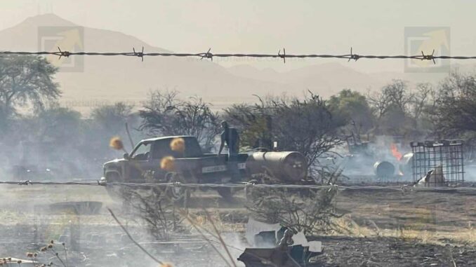 Incendio arrasa potrero y consume siete hectáreas de pastizal en zona rural 