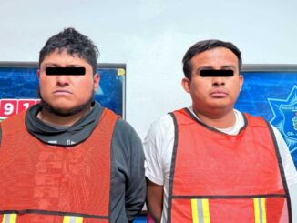 Arrestan a dos con arma de fuego tras circular a exceso de velocidad en Portal del Roble