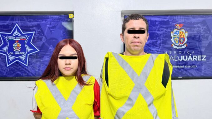 Detienen a pareja con arma de fuego, aseguran a niño de 11 años y bebé recién nacido