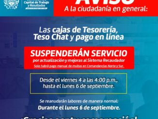 ¡Atención! Suspenderán cajas de Tesorería del Municipio por mejoras al sistema