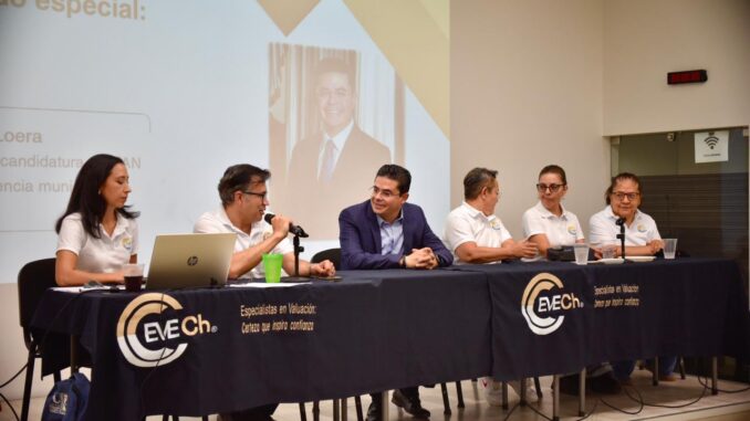 Rafa Loera estrecha lazos con el Colegio de Especialistas en Valuación