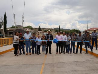 Inauguran puente vehicular en el municipio de Santa Isabel