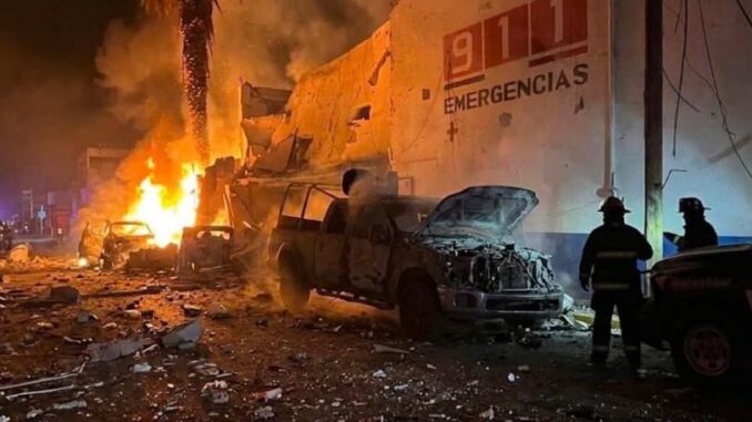 Ataque con explosivo en Ojocaliente deja seis civiles y una policía lesionados