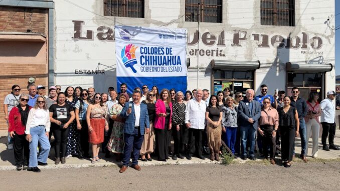 Inicia programa “Colores de Chihuahua” en Cuauhtémoc para mejorar la imagen de corredor histórico