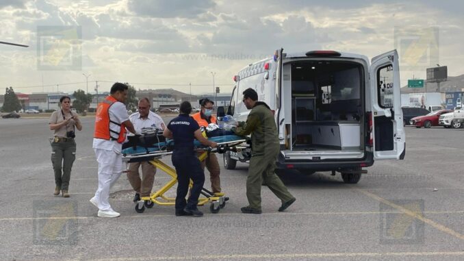 Realizan traslado aéreo de un recién nacido desde Baborigame a la capital