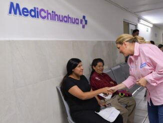 Maru Campos refuerza los sistemas de salud y de seguridad en Delicias