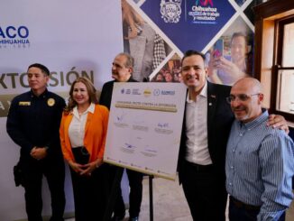 Firman Chihuahua Capital y CONCANACO pacto contra la extorsión y para fortalecer a los negocios