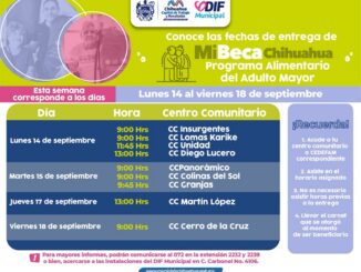 Conoce dónde entregará DIF Municipal el Programa Alimentario del Adulto Mayor esta semana