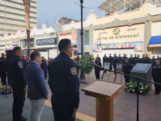 Honra Gobierno Municipal memoria de bomberos caídos en cumplimiento de su deber