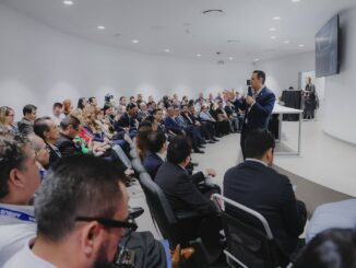 Presenta Marco Bonilla estrategia de seguridad de la Capital durante Tech Day en la Torre Centinela