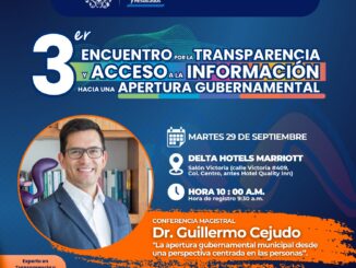 Invita Gobierno Municipal al Tercer Encuentro por la Transparencia y Acceso a la Información
