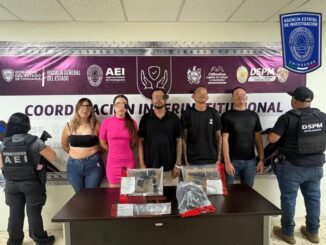 Detiene AEI a cinco personas con armas de fuego y droga en colonia Cerro Coronel