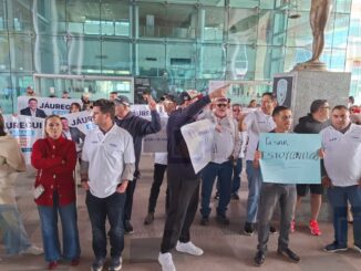 Se manifiestan en apoyo a César Jáuregui Moreno y exigen su liberación