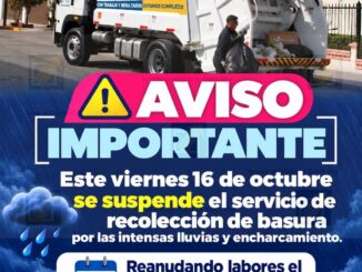 Servicio de recolección de basura se suspende debido a temporal lluvioso y encharcamientos