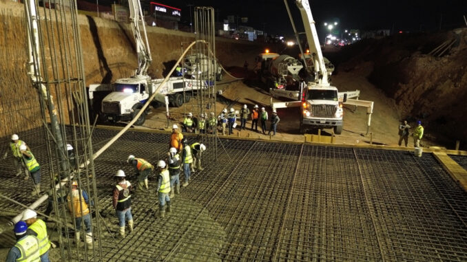 Acelera SCOP trabajos nocturnos en el paso inferior Los Arcos