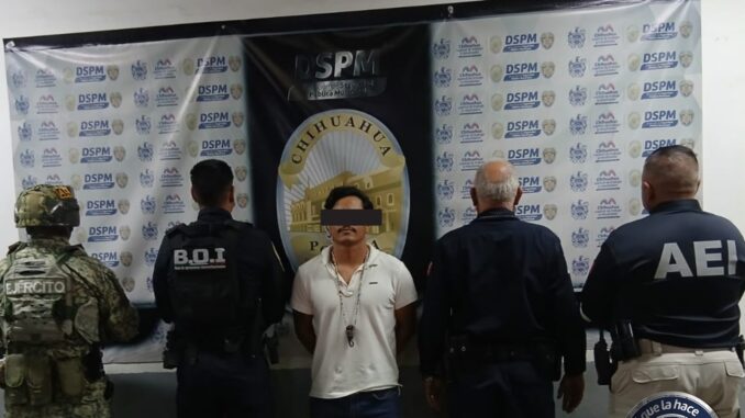 Detiene célula BOI a hombre con arma de fuego en San Jorge