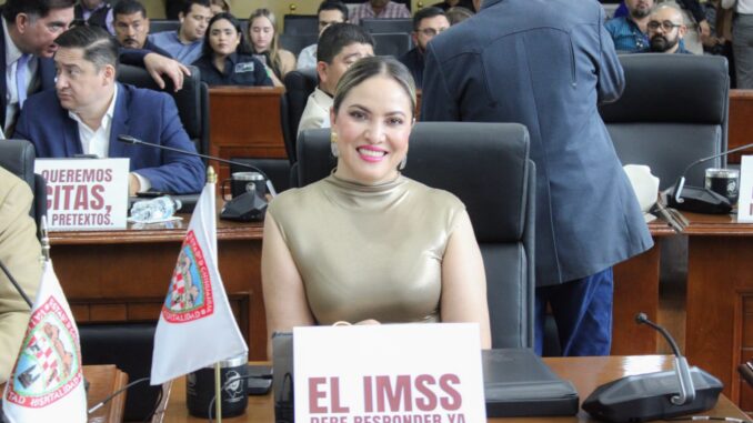 Exige Yesenia Reyes al Gobierno Federal atender la crisis del IMSS y garantizar medicamentos e insumos