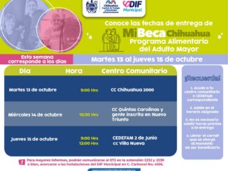 Consulta las entregas del PAAM para esta semana: DIF Municipal