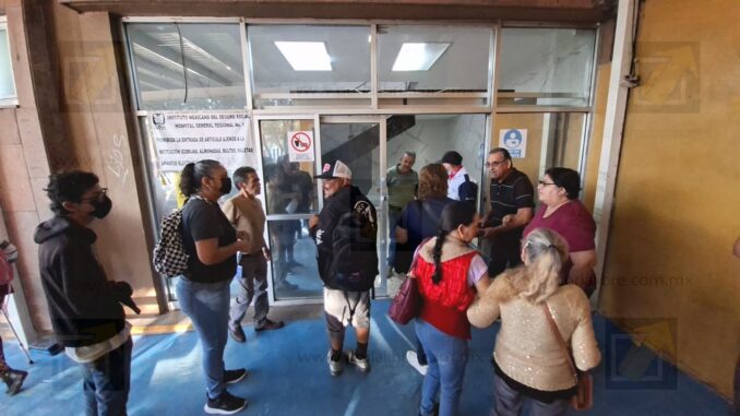 Colapsa atención en hospital del IMSS por protesta sindical; cierran hospital, unidades médicas y se unen guarderías