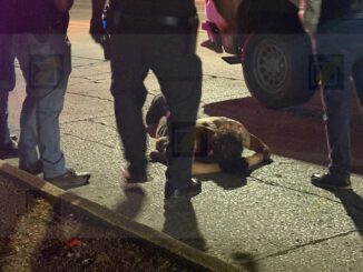Sujeto reportado como atropellado fue en realidad golpeado con una pala tras apedrear vehículos en la vialidad CH-P