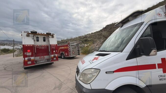 Hombre se accidenta en lo alto del Cerro Colorado