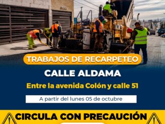 ¡ALERTA VIAL! Realizará Municipio recarpeteo en tramo de la calle Aldama