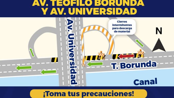 Reducirán carriles en Teófilo Borunda por reparaciones de muro de jardinera de El Trébol: Municipio
