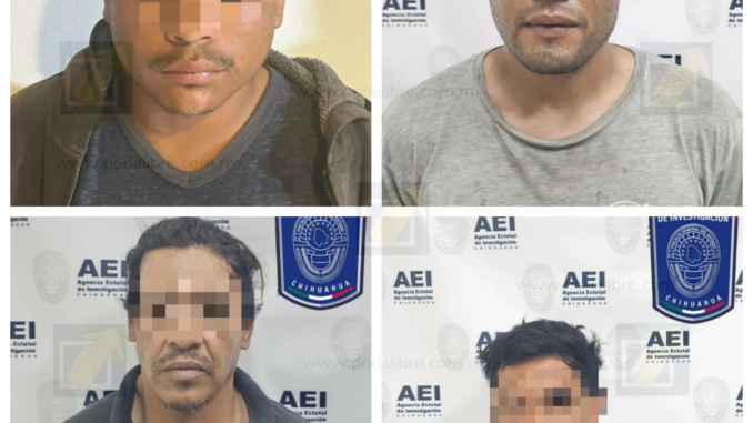 DETIENE AEI ZONA SUR A CUATRO IMPUTADOS POR EL DELITO DE VIOLENCIA FAMILIAR