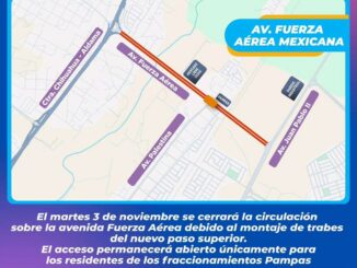 Bloquearán tramo de Fuerza Aérea para instalar trabes