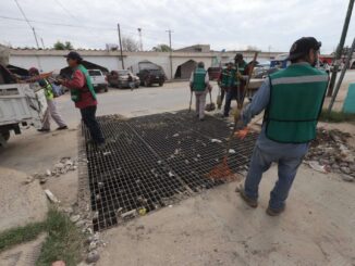 Refuerzan limpieza de alcantarillas ante pronóstico de lluvias