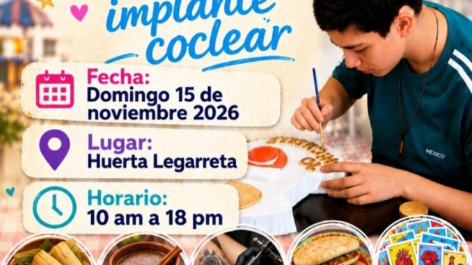 Organizan actividades para ayudar a Mariana a conseguir implante coclear de casi 800 mil pesos