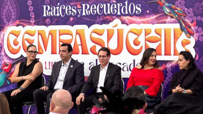 Inaugura Gobierno del Estado el Festival “Raíces y Recuerdos: Cempasúchil, un viaje al pasado”, en la Plaza del Ángel